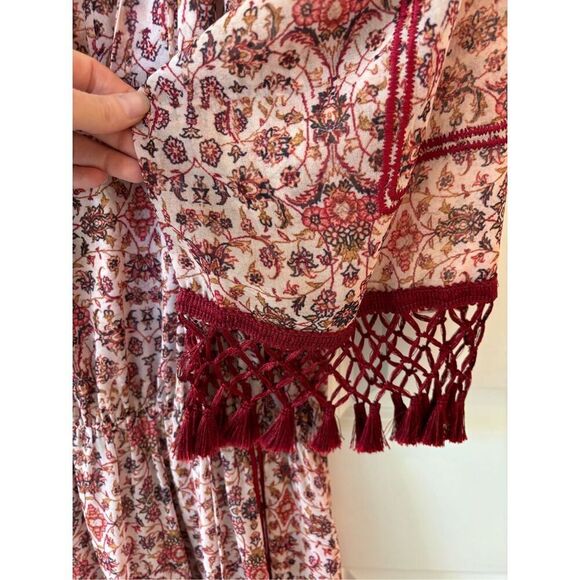 NWOT Sachin & Babi Tasseled Floral Maxi Dress, $465 XS - Picture 5 of 12